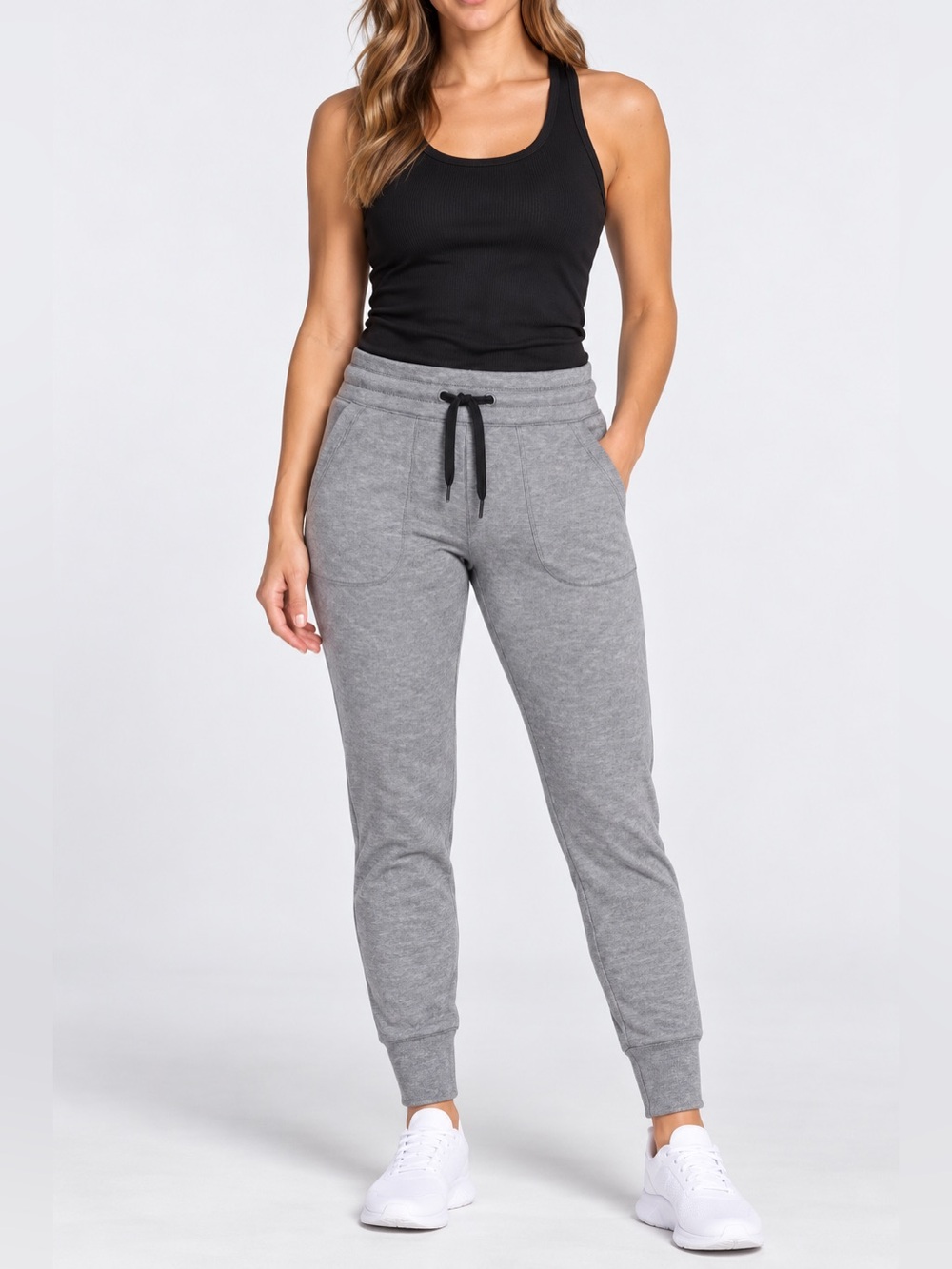 Spyder Coastal Athleisure Lounge Joggers Gray Fleece Lined Cozy Core Sweatpants